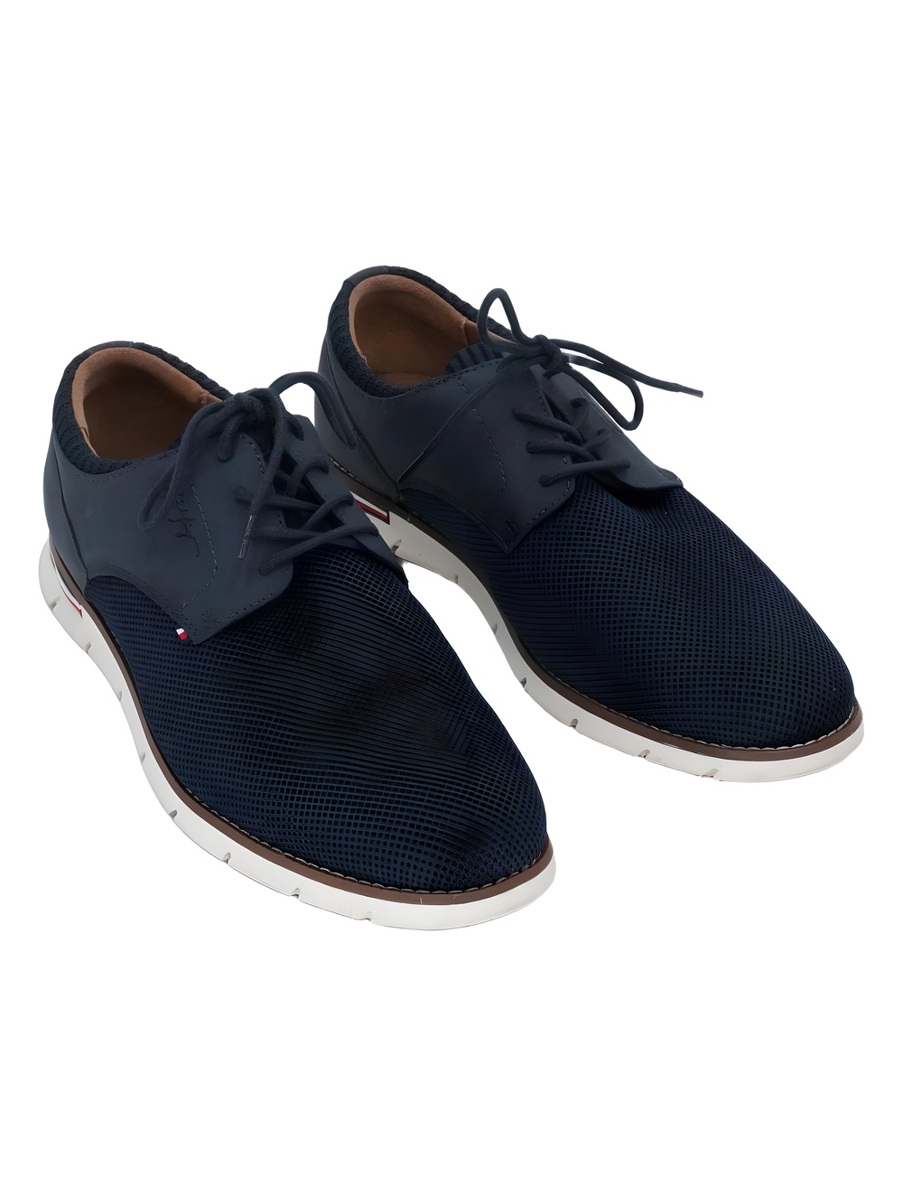 Tommy Hilfiger Mens Winner Navy Mesh Casual Sneakers Size 10.5M
